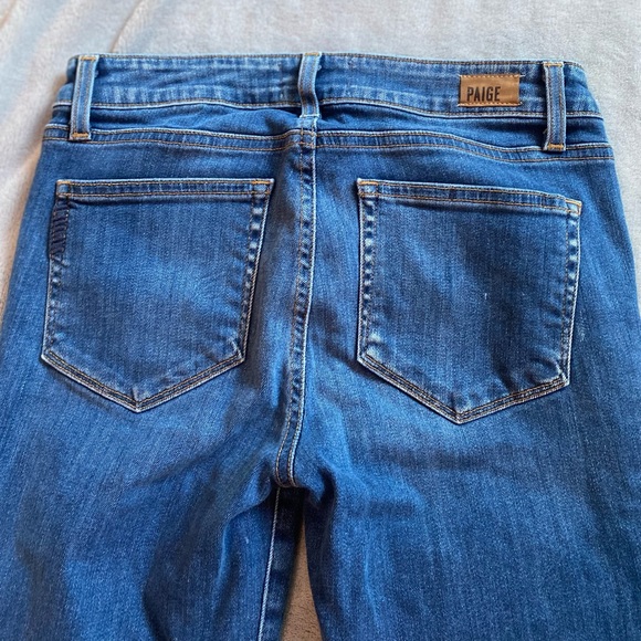 PAIGE Skyline Ankle Peg Dark Wash Jeans - Picture 9 of 9